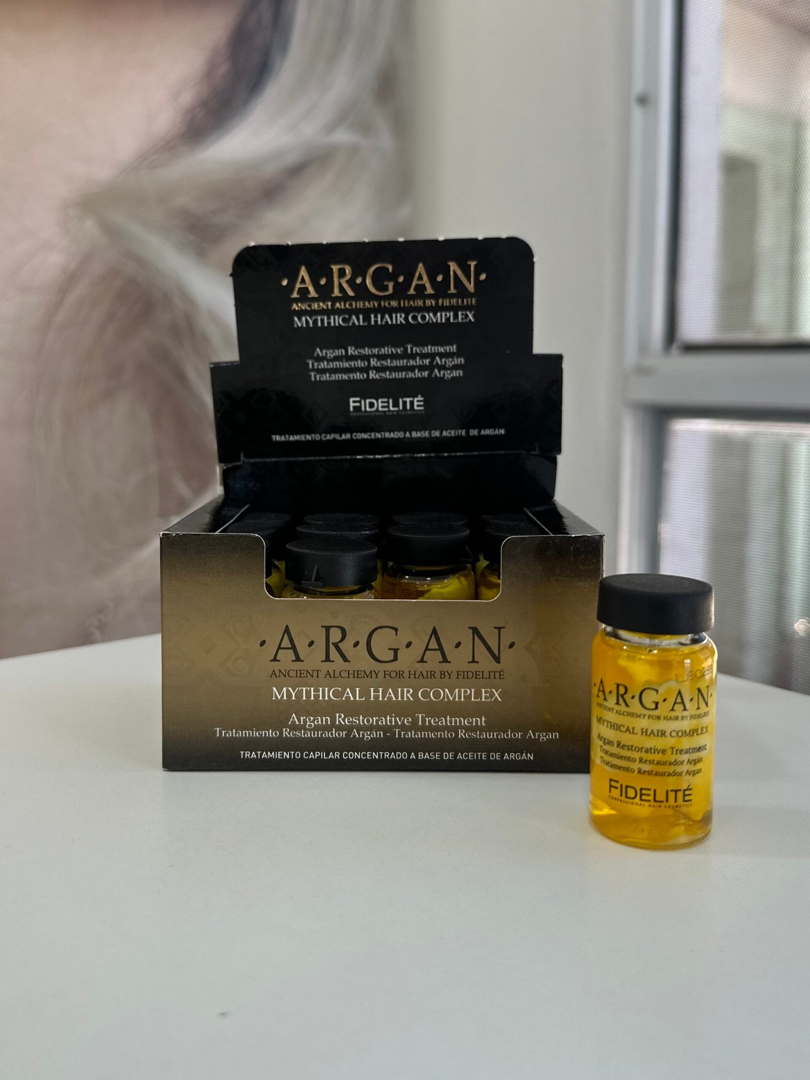 AMPOLLA TRATAMIENTO RESTAURADOR ARGÁN 12u. x 15ml.