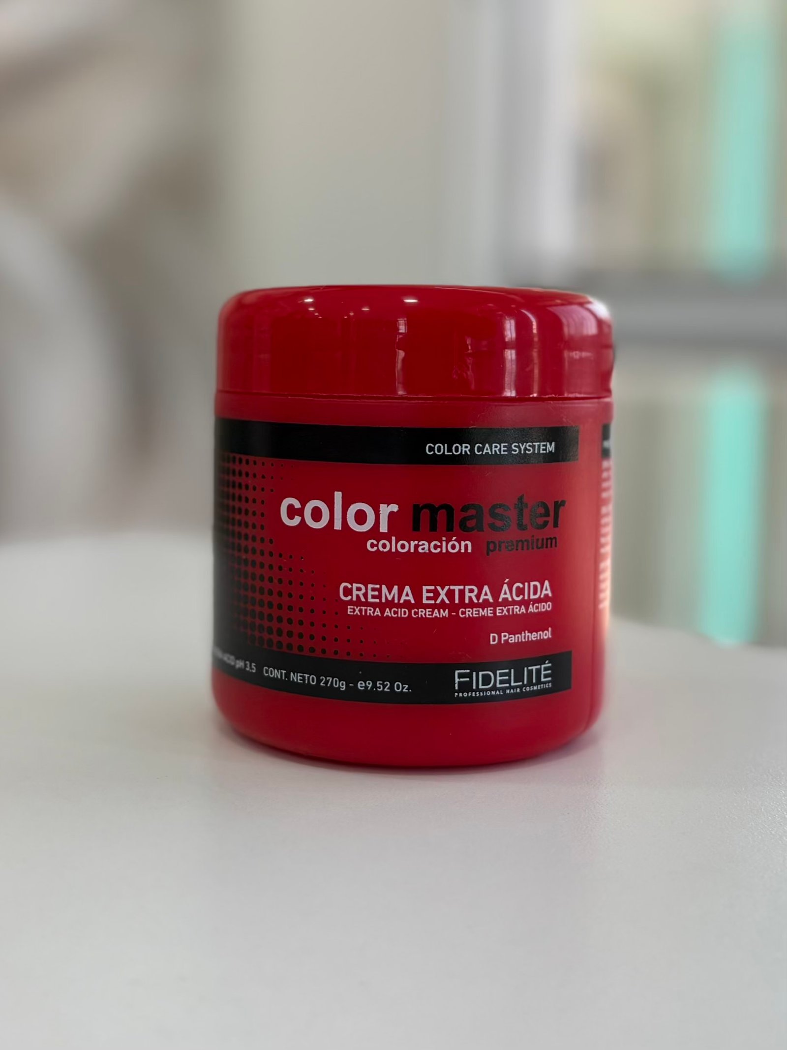 CREMA ÁCIDA pH3, 5 D-PANTENOL 270 grs.