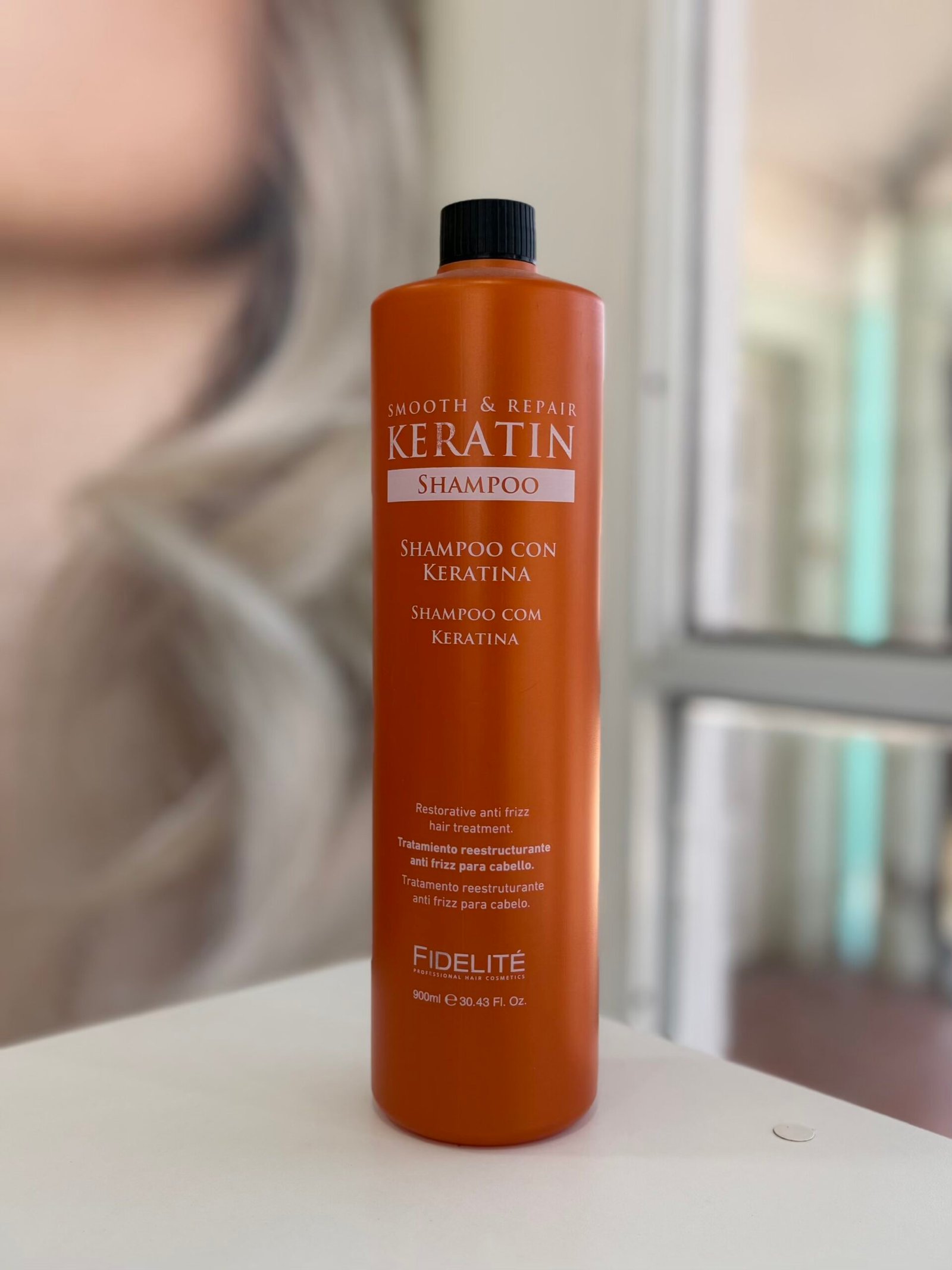 SHAMPOO DE KERATINA - 900 ml.