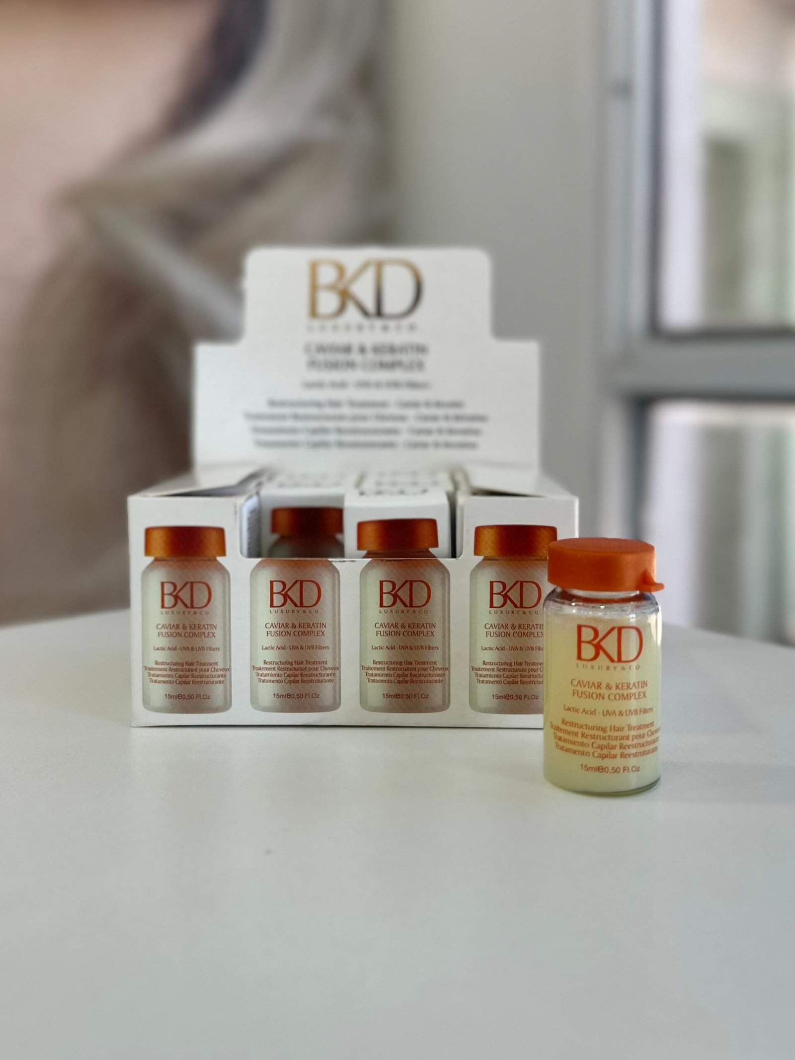 Ampolla BKD con caviar y keratina 15ml