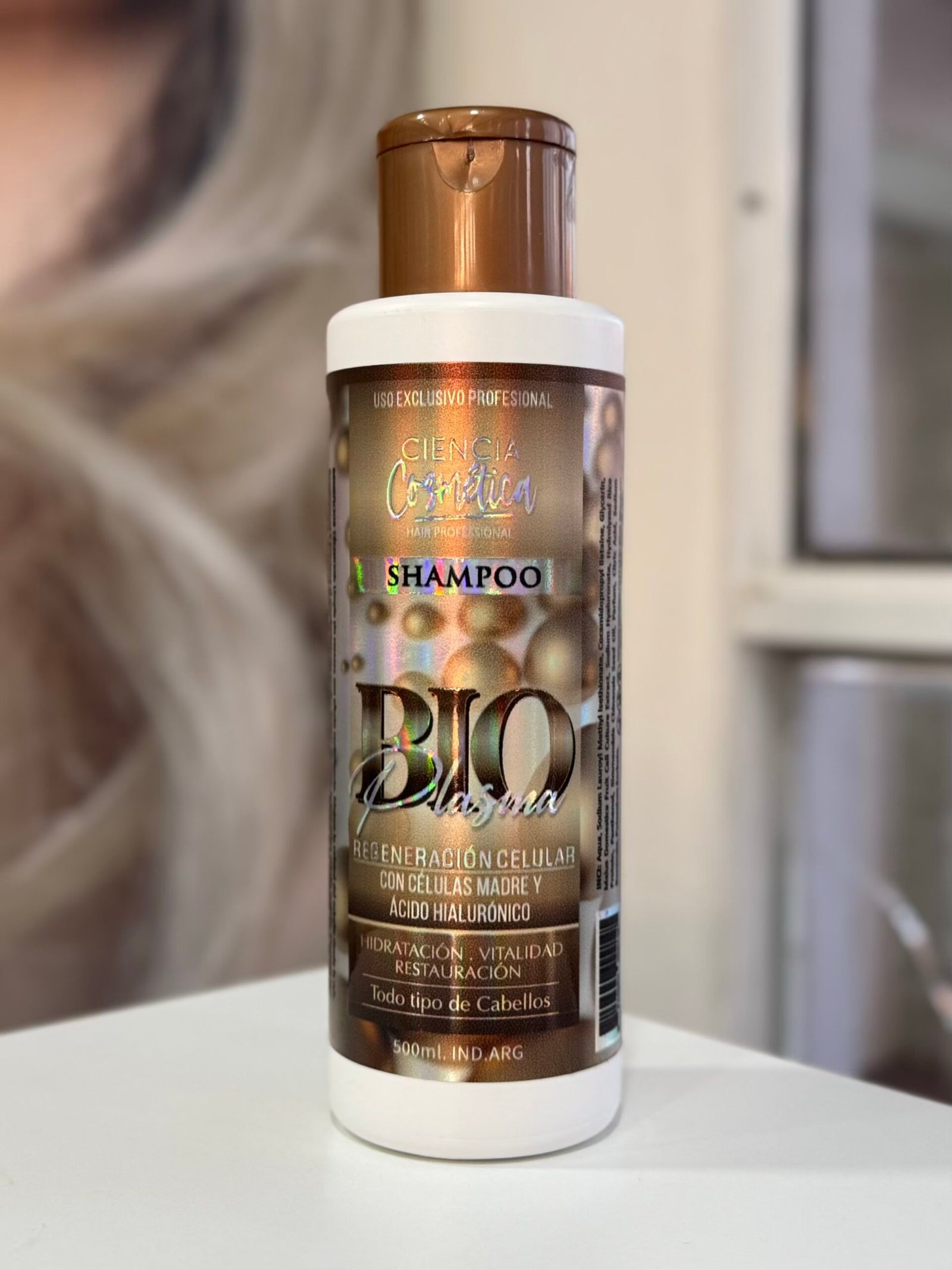 Shampoo bioplasma regeneración celular 500ml
